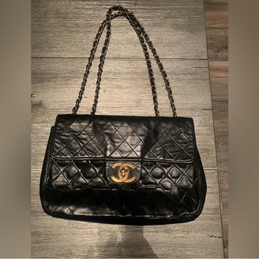 Vintage Black Chanel purse